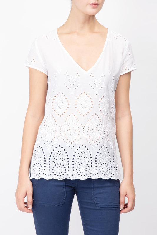 V-neck Lace Top