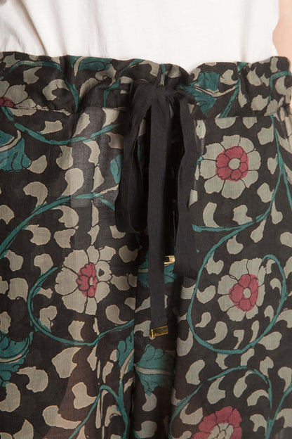 Floral Print Tapered Pants