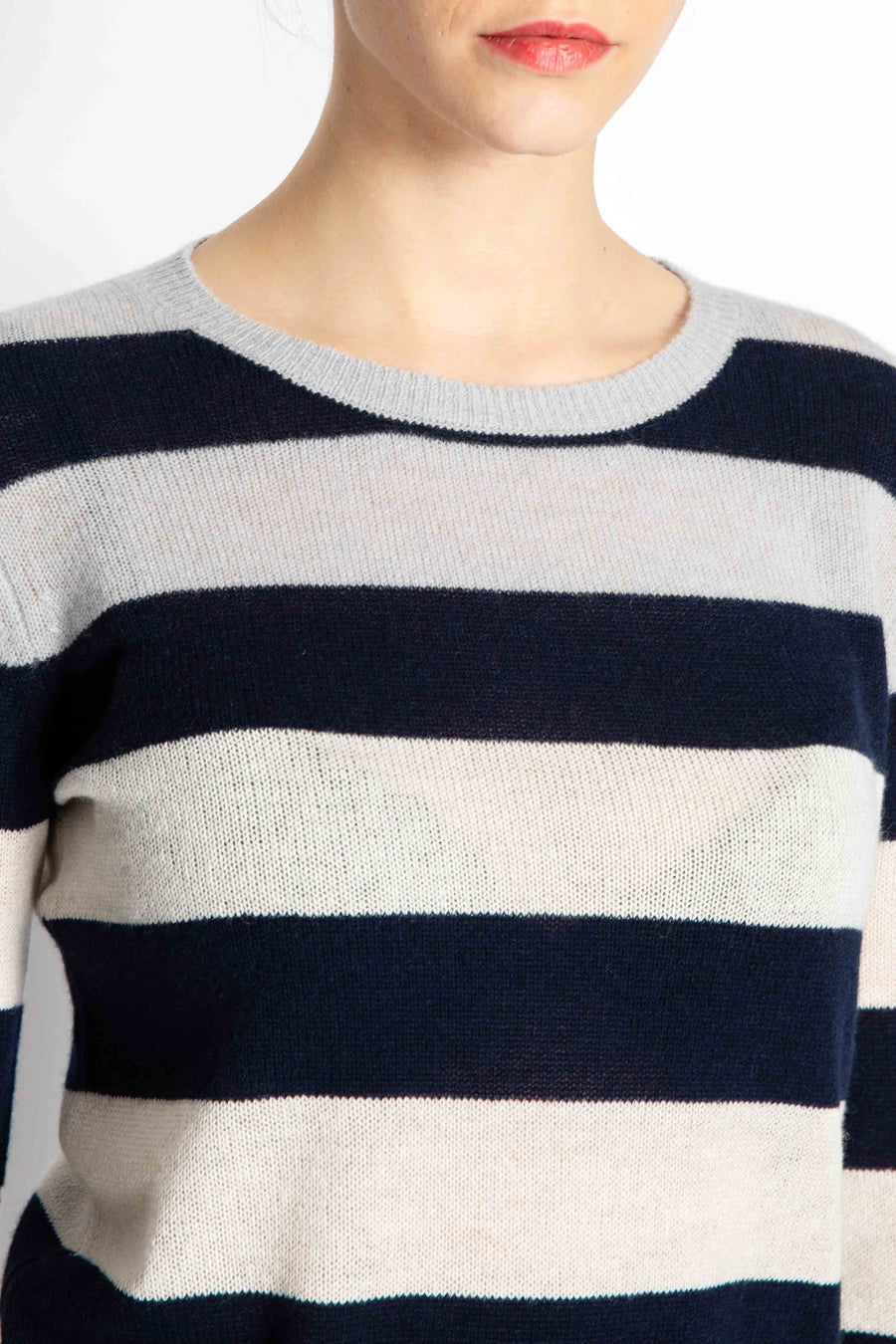 Multicoloured Stripes Cashmere Sweater