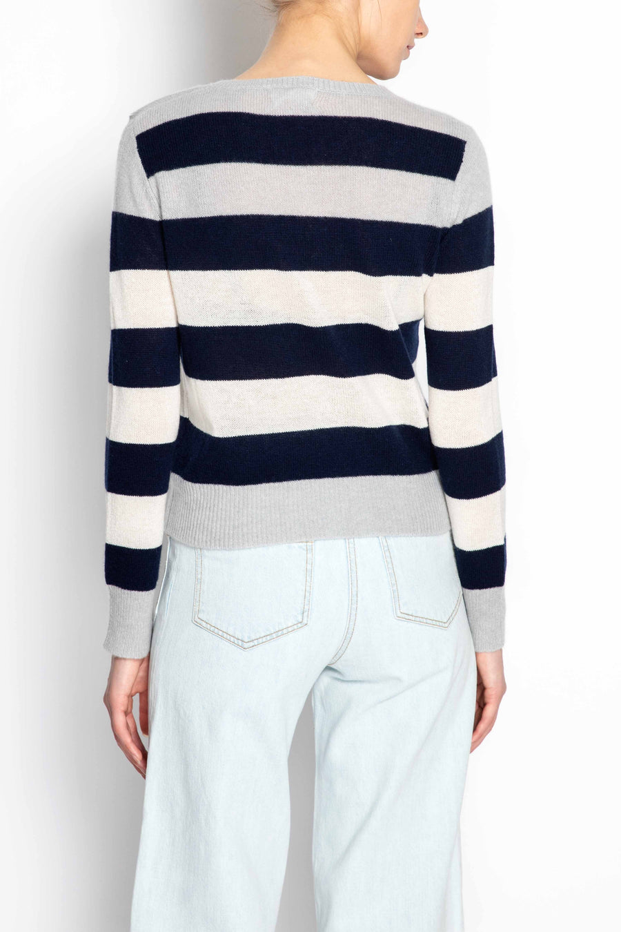 Multicoloured Stripes Cashmere Sweater