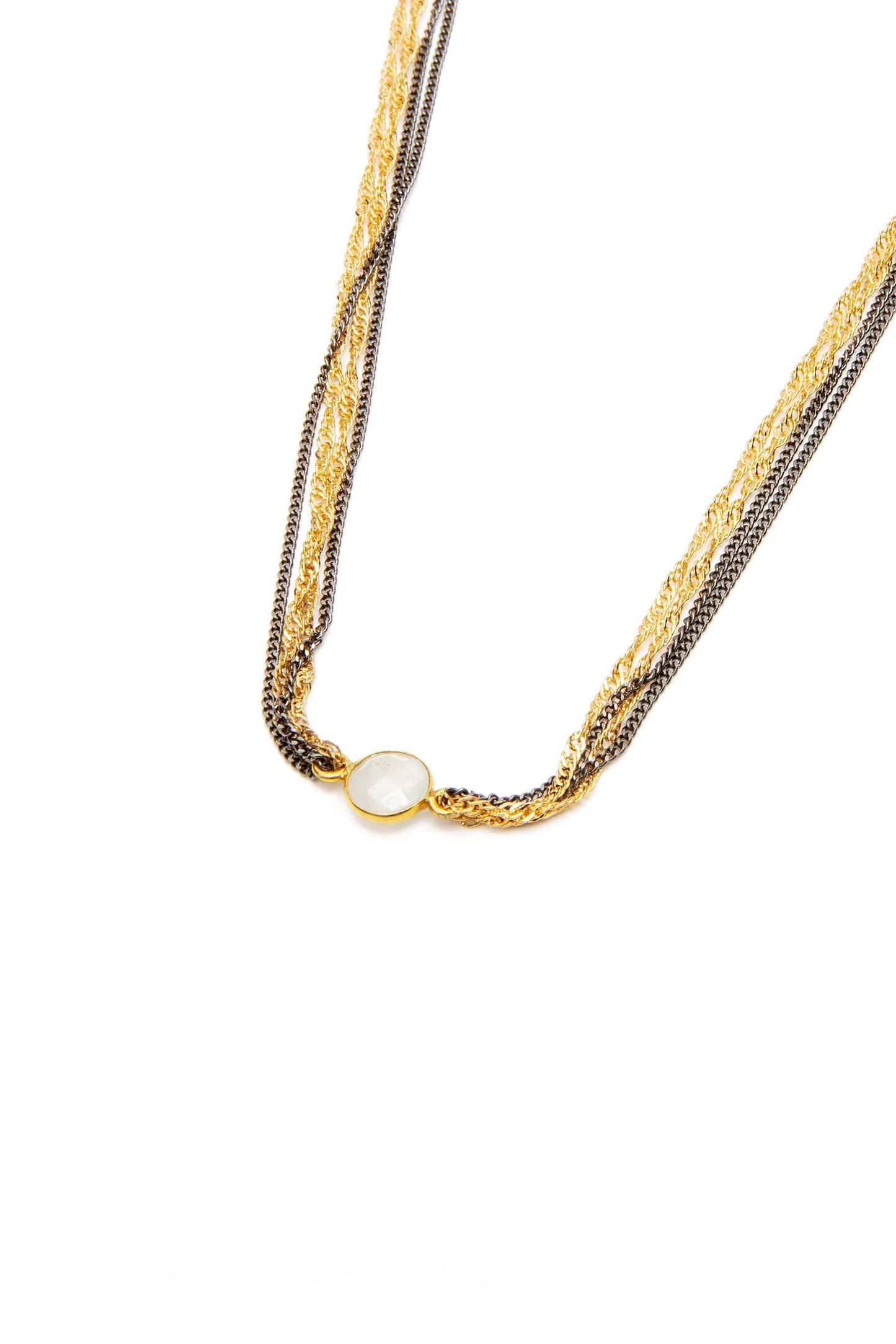 Multi Chain Pendant Necklace