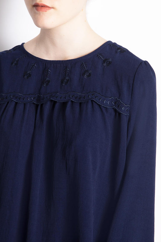 Floral Embroidered Blouse