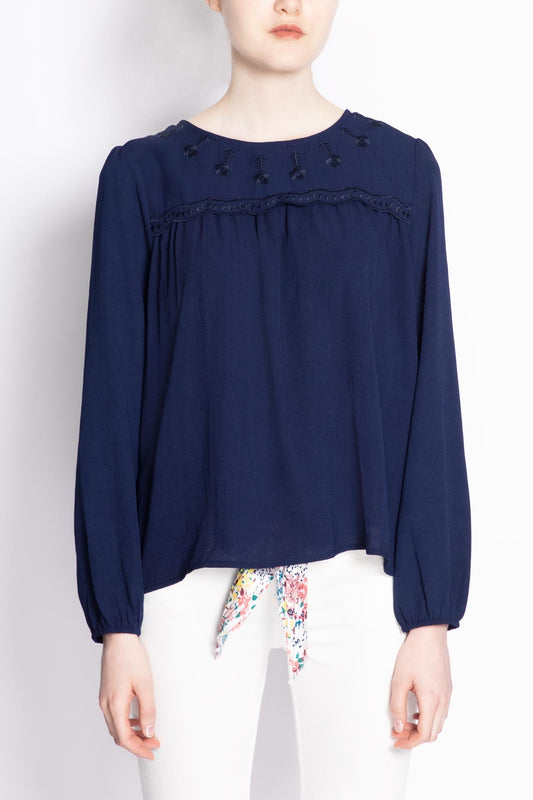 Floral Embroidered Blouse