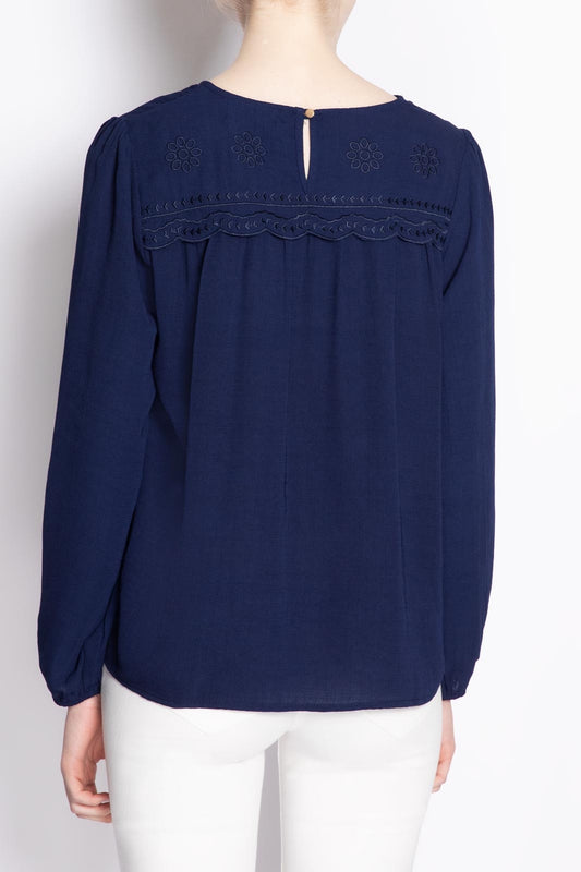 Floral Embroidered Blouse