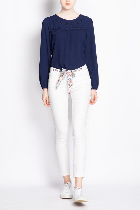 Floral Embroidered Blouse