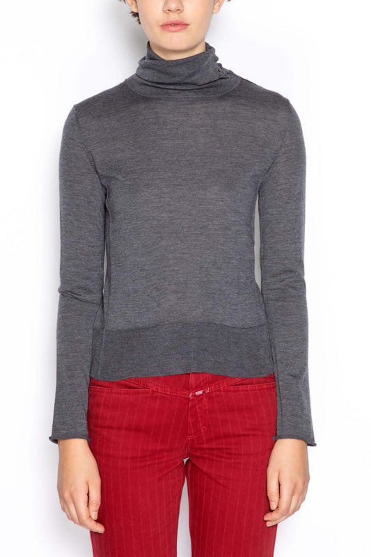 Roll Neck Wool Sweater