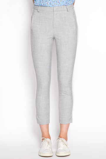 Striped Mid Rise Trousers
