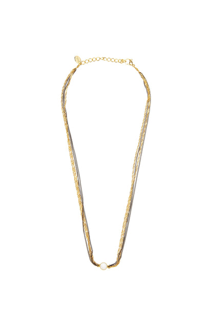 Multi Chain Pendant Necklace