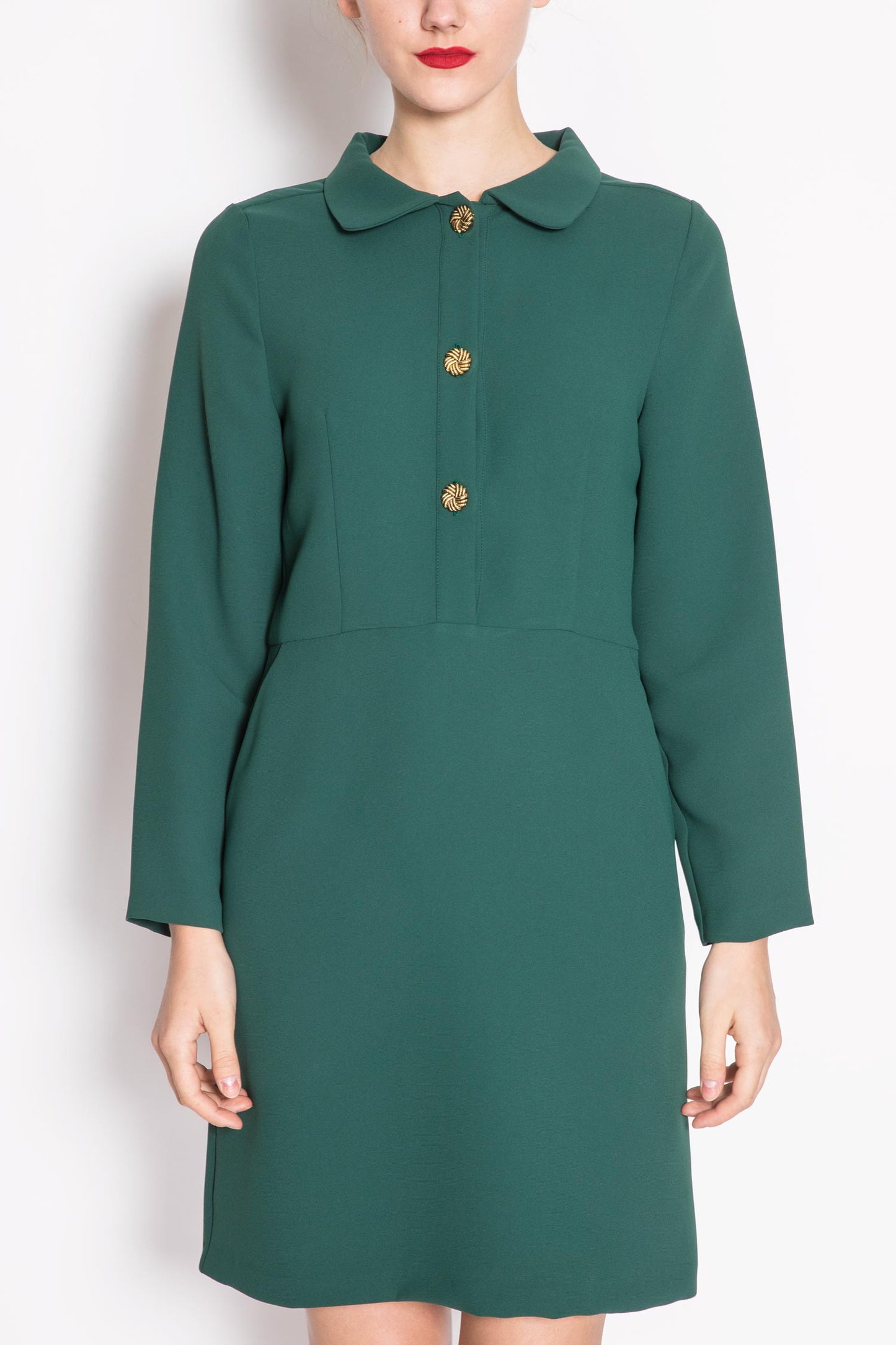 Long-sleeved Fitted Dress