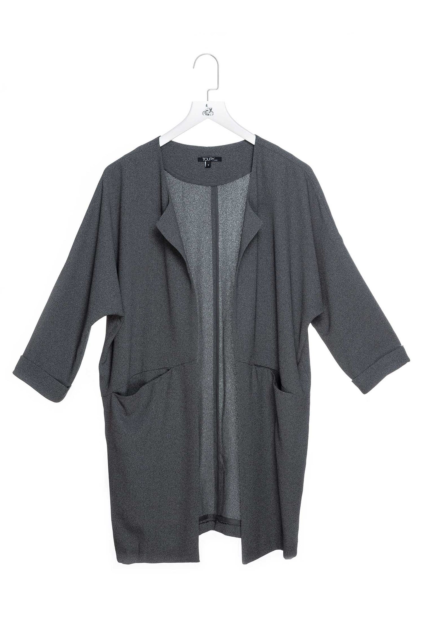 Collarless Jacket