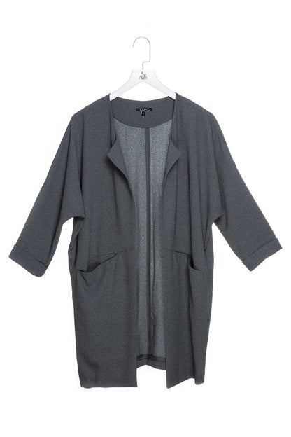 Collarless Jacket