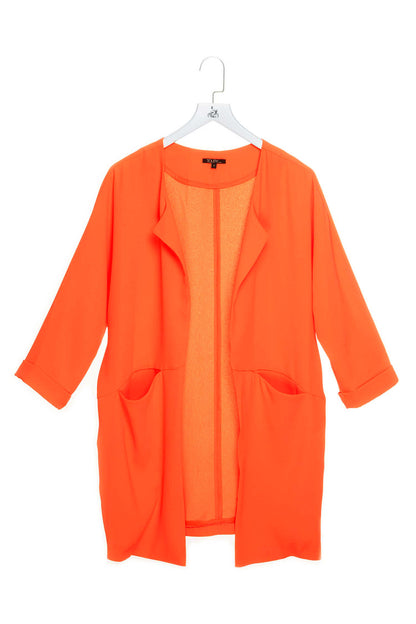 Collarless Jacket