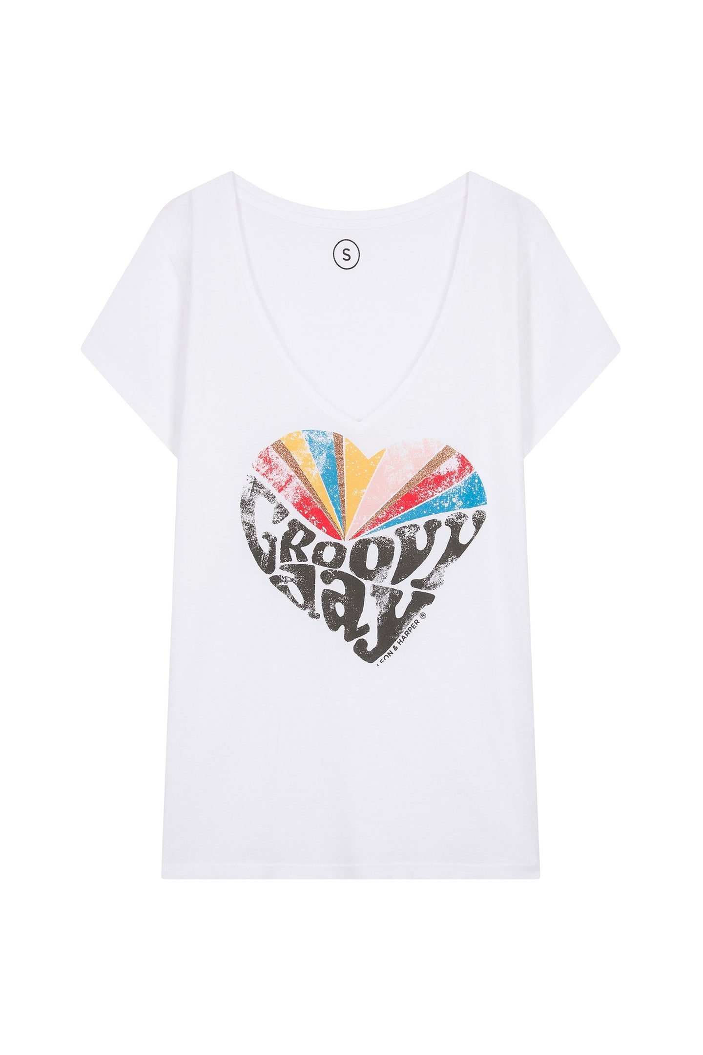 Heart Printed Organic Cotton T-shirt