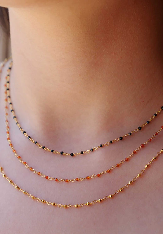 Necklace Cipd Gold-Pyrite