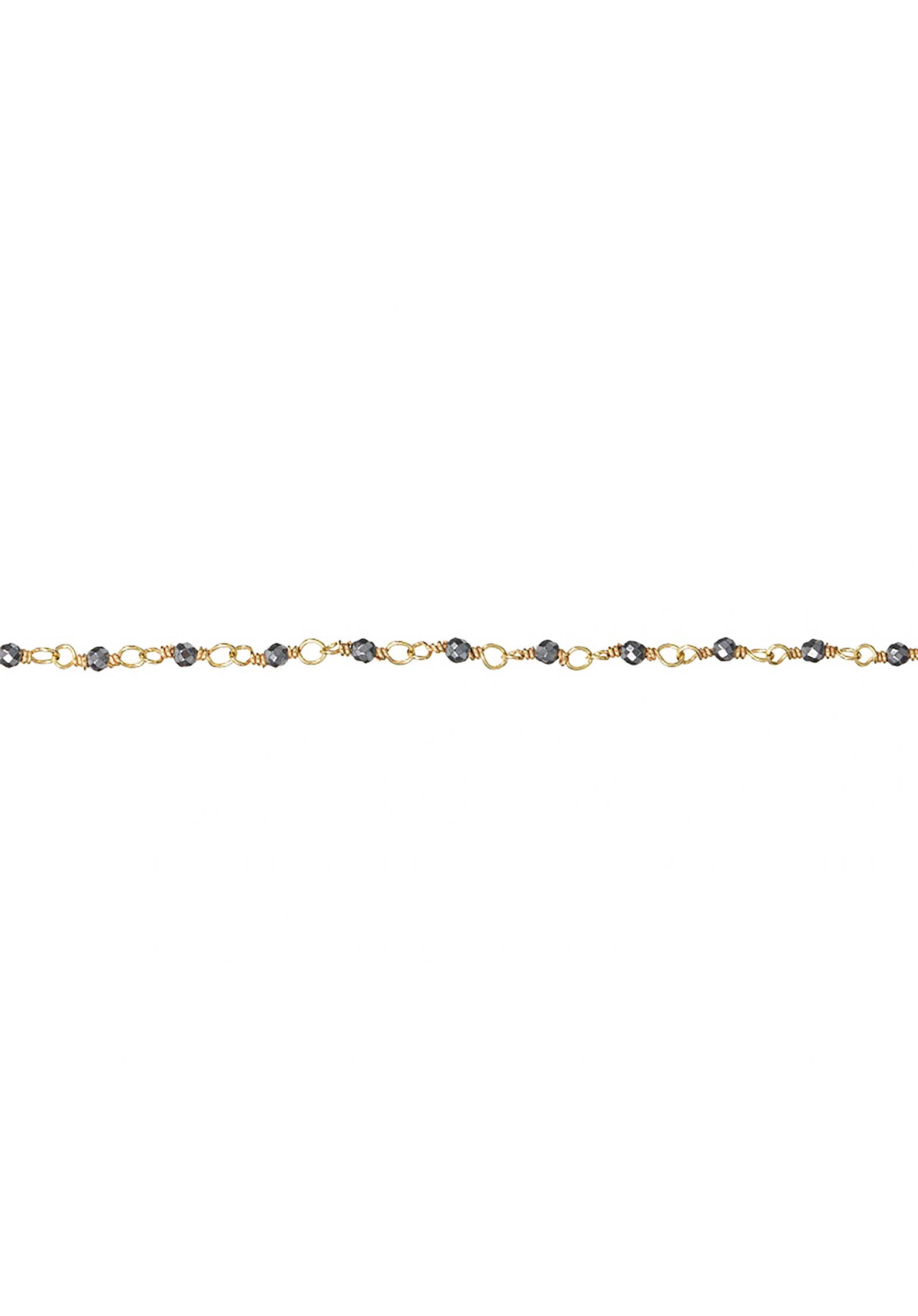 18K Gold Plated  Chain Bracelet Pyrite - RUE MADAME | BOUTIQUE PARISIENNE