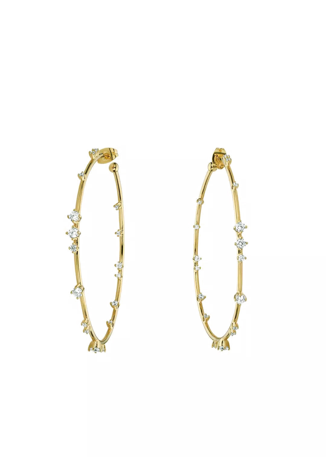 Earrings - Hoops Gold - RUE MADAME | BOUTIQUE PARISIENNE