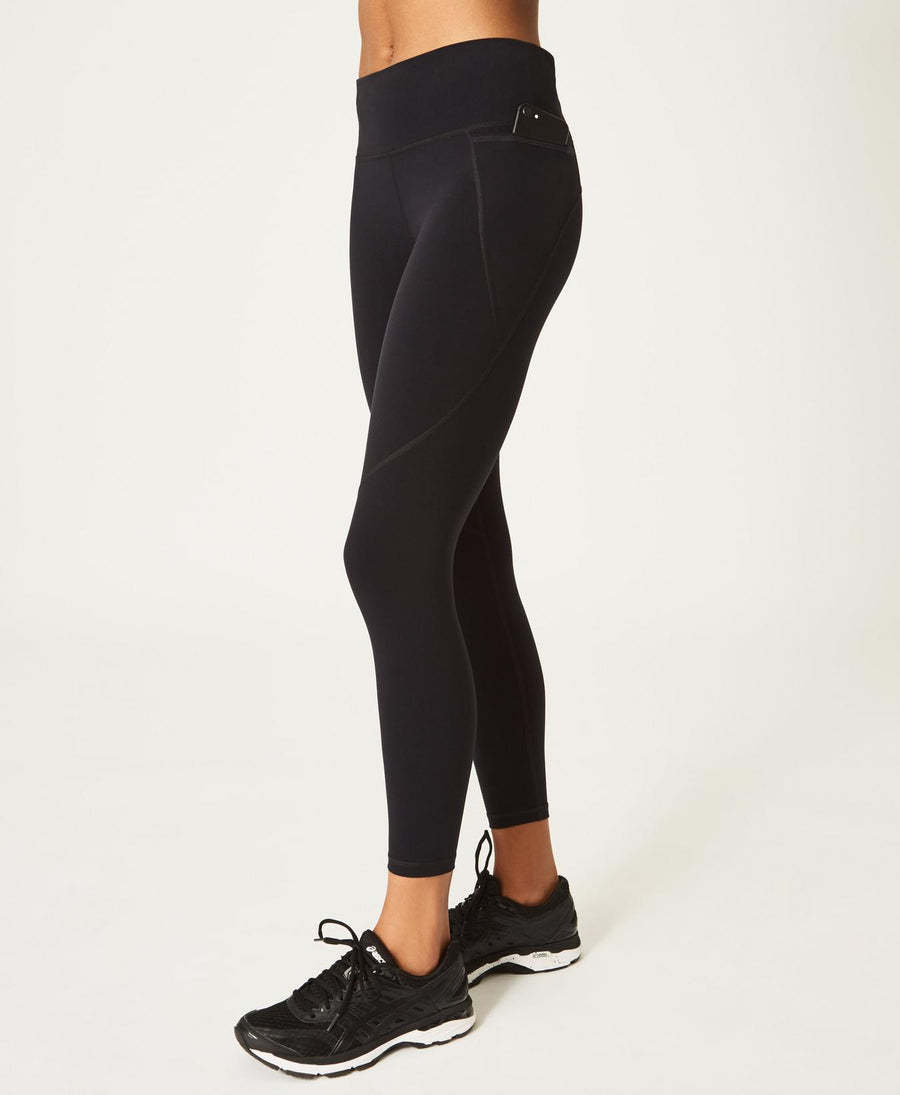 Pockets For Women - Sweaty Betty Power 7/8 Gym Leggings, Black