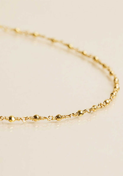 Necklace Cipd Gold-Pyrite