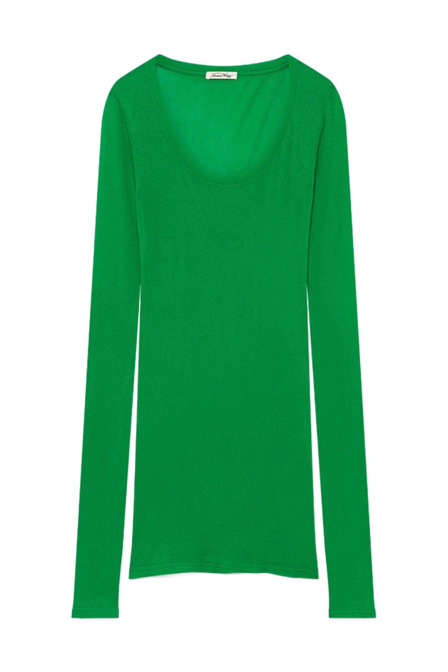 'Massachusetts' Supima Cotton Long-Sleeved T-shirt Frog - RUE MADAME | BOUTIQUE PARISIENNE