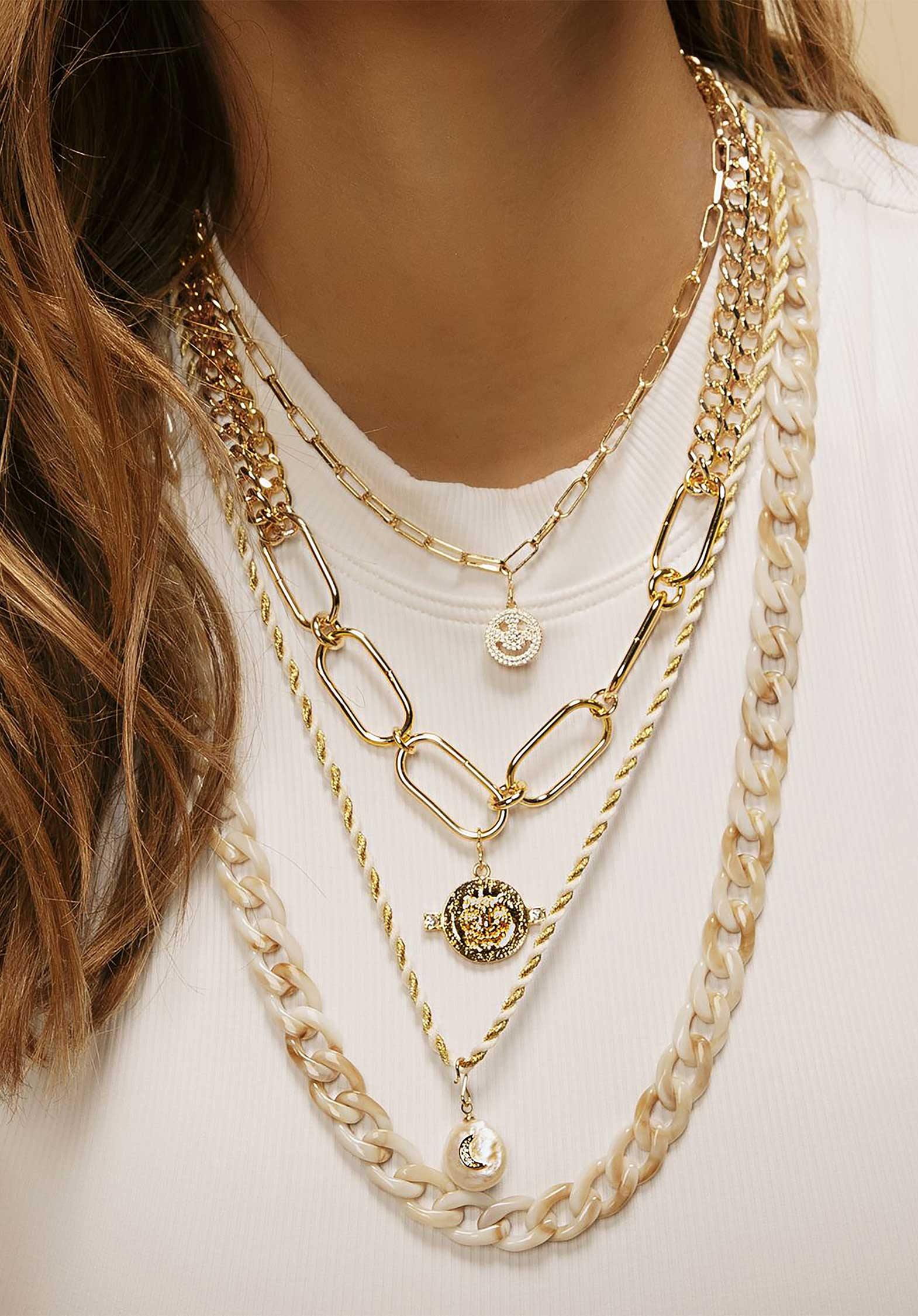 Necklace - Long Beach Gold - RUE MADAME | BOUTIQUE PARISIENNE
